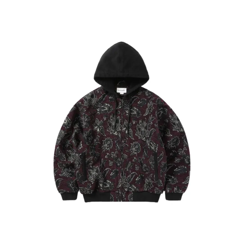 Thisisneverthat Jackets Unisex Dark Purple Red-0