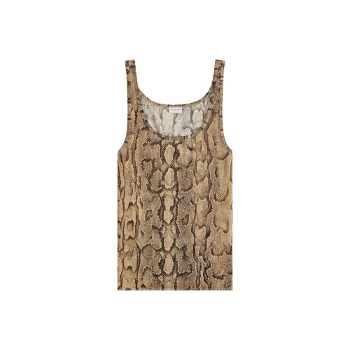 DRIES VAN NOTEN Python print Tank Top
