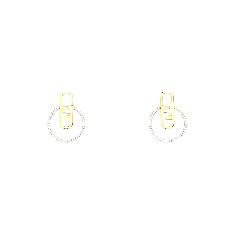 FENDI Earrings Women's Gold-0