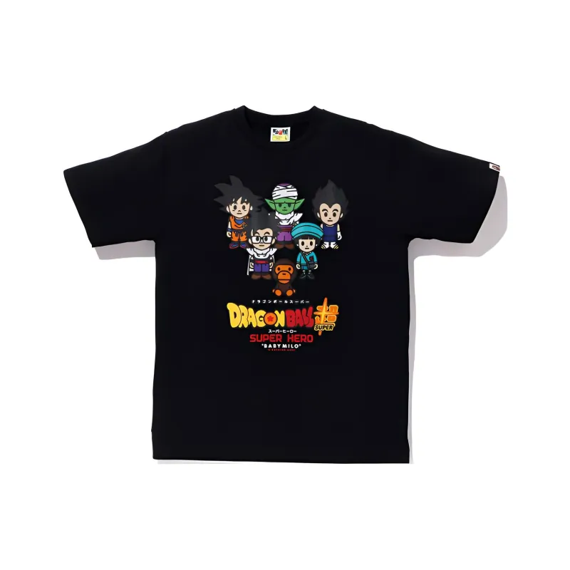 Bape X Dragon Ball Super Goku & Gohan & Pan & Piccolo &Vegeta Baby Milo Japan Exclusive Tee-0