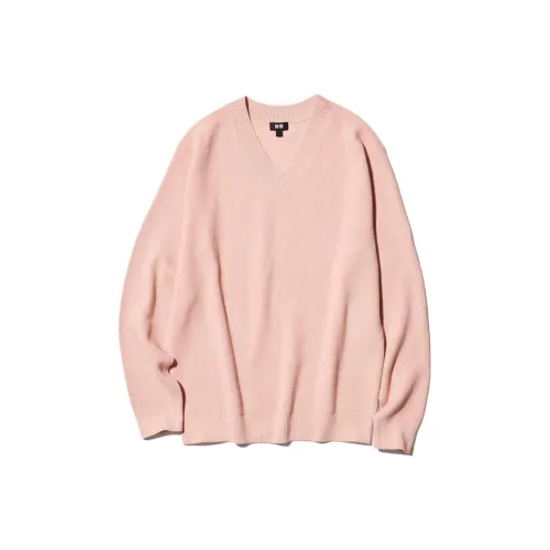 UNIQLO Knitwear Men's Pastel Pink