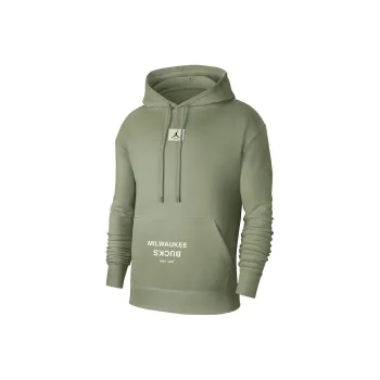 NBA Jordan Milwaukee Bucks Statement Sweatshirt Men's Green