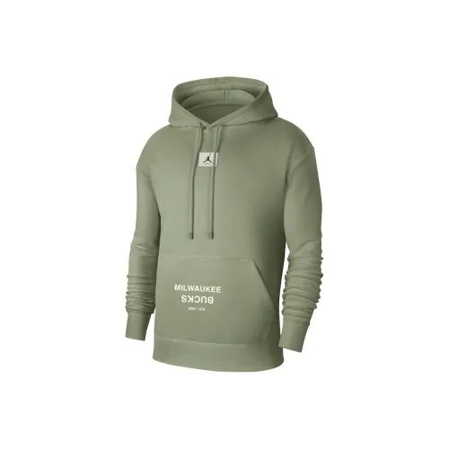 NBA Jordan Milwaukee Bucks Statement Sweatshirt Men's Green