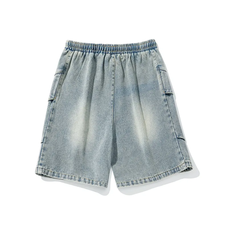 HOZZS Denim Shorts Unisex-4