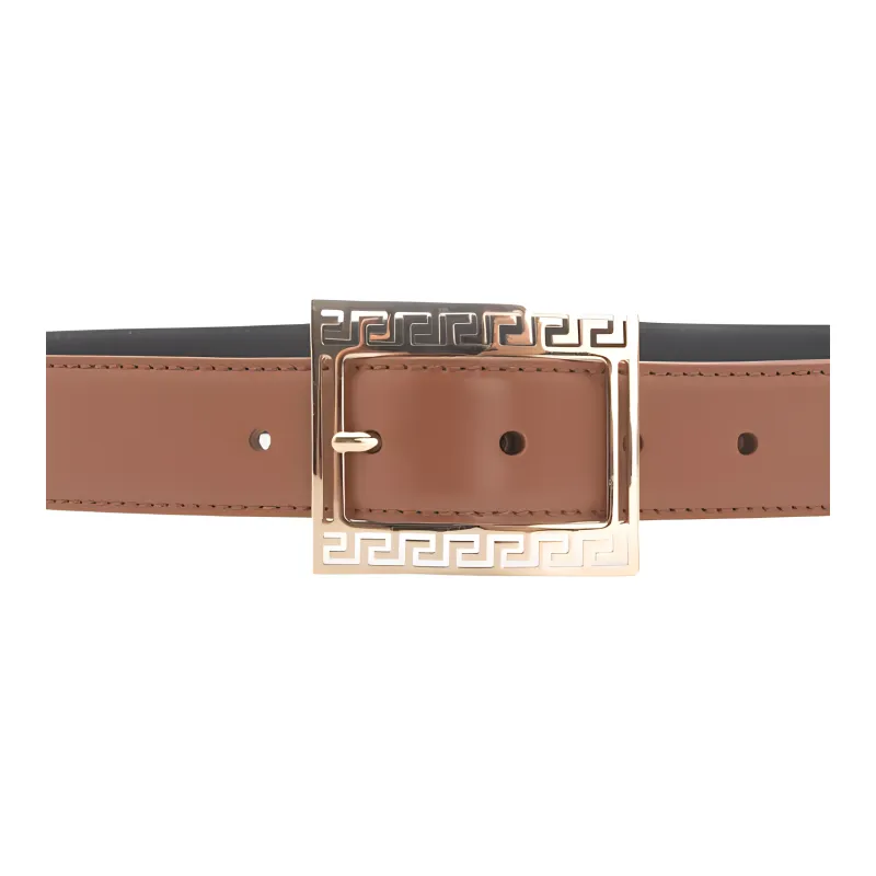 FANSIZHE Cow Leather Belts Men's Black 2.8CM-2