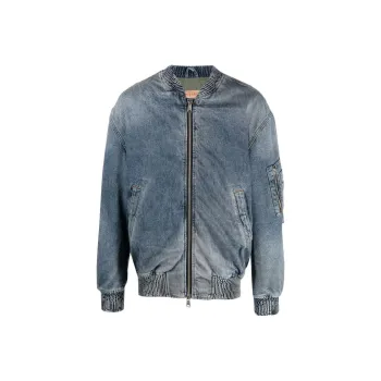 DIESEL Jackets Men Blue