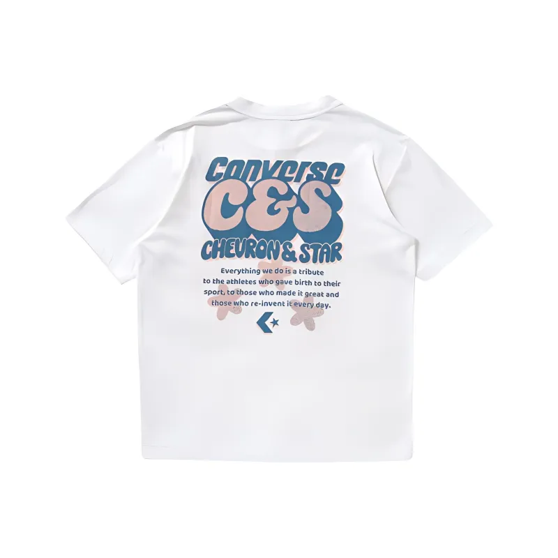 Converse Tee CV FLOWER GRAHPIC T-Shirt Men's White-1
