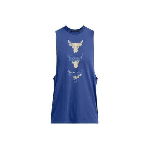 Under Armour Project Rock 3 FW24 Tank Tops Men's Tech Blue