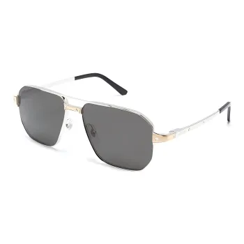 Cartier Pilot frame Tinted Sunglasses