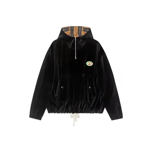 GUCCI Hooded Chenille Jacket With Patch
