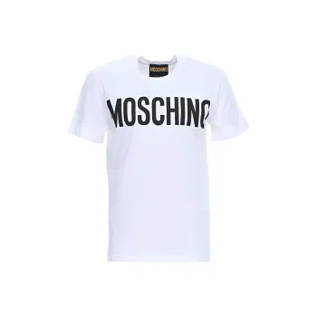 MOSCHINO Logo Printed Crewneck T Shirt