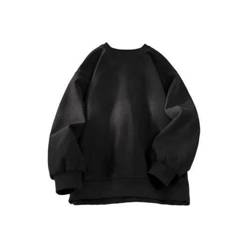 T-shirt noir à manches longues avec logo