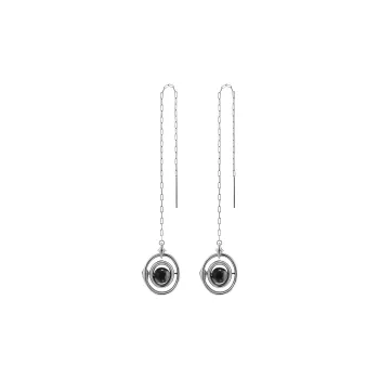 BLACKHEAD Steel Drop Earrings Unisex