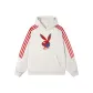 White Heather Gray & Red
