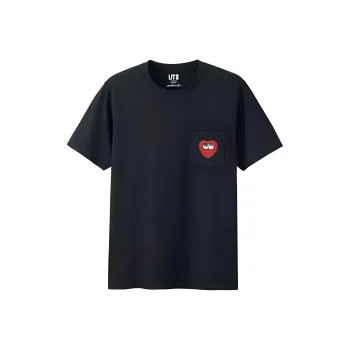 UNIQLO X UNIQLO Heart Pocket Tee Japanese Sizing