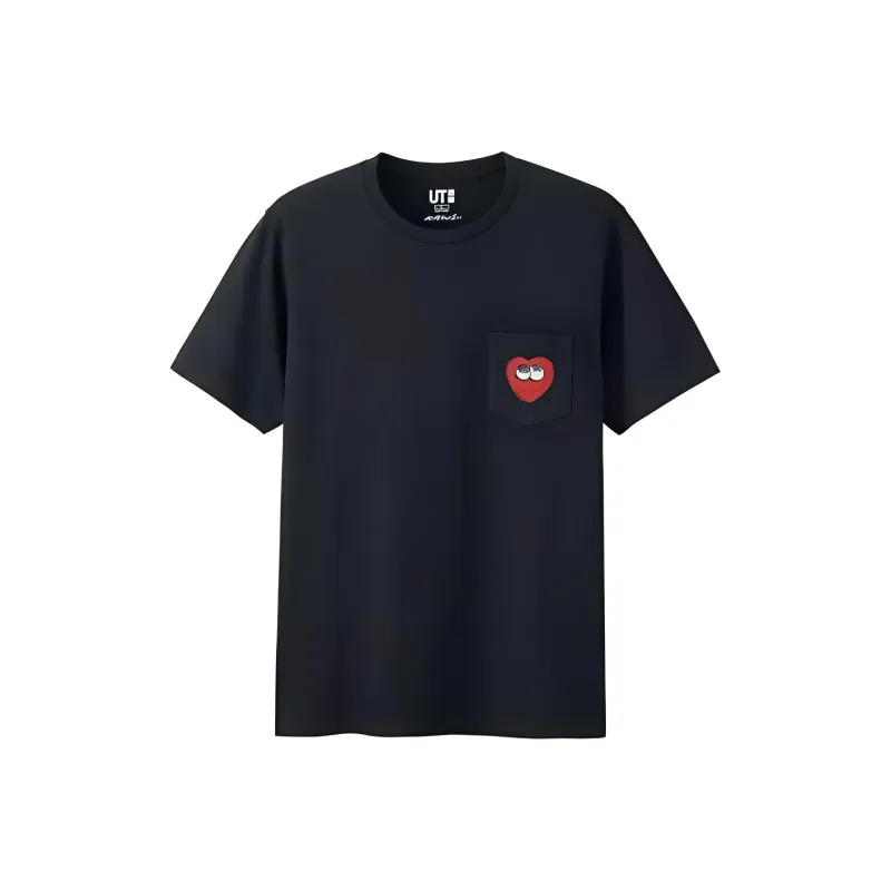 UNIQLO X UNIQLO Heart Pocket Tee Japanese Sizing-0