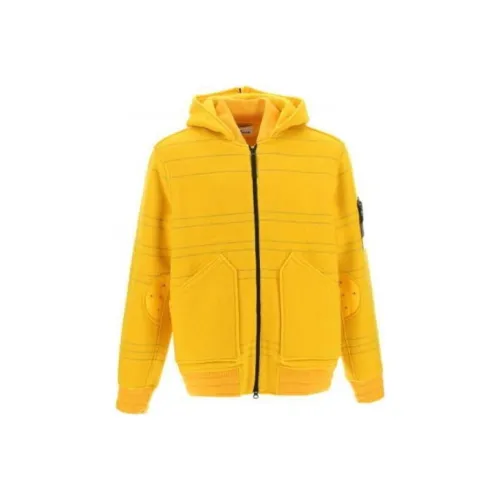 STONE ISLAND Jackets Men Yellow