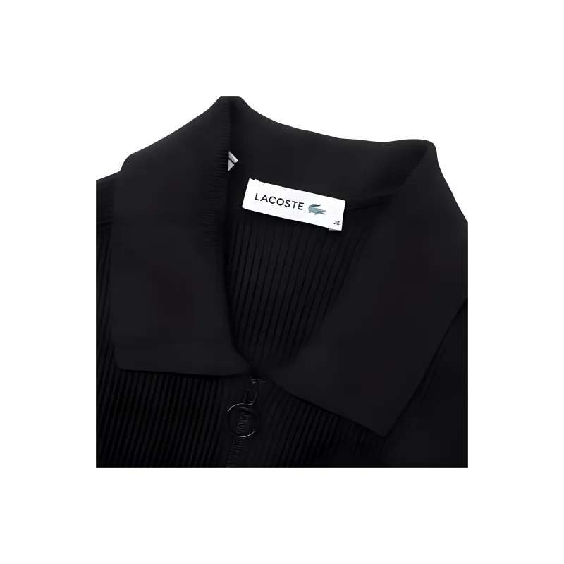 LACOSTE Short Sleeved Dresses Women's Dark Blue-3