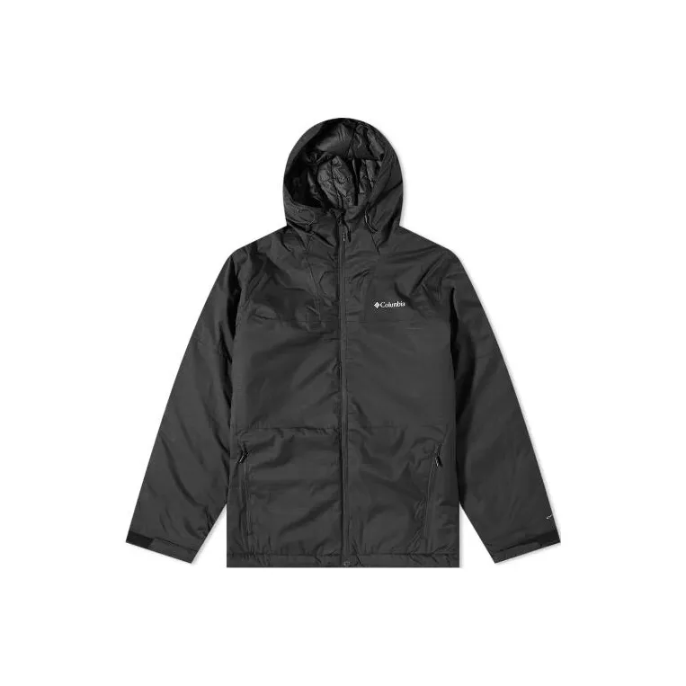 Columbia Loose Fit Moderate Jacket Spring And Autumn Men's Black-0