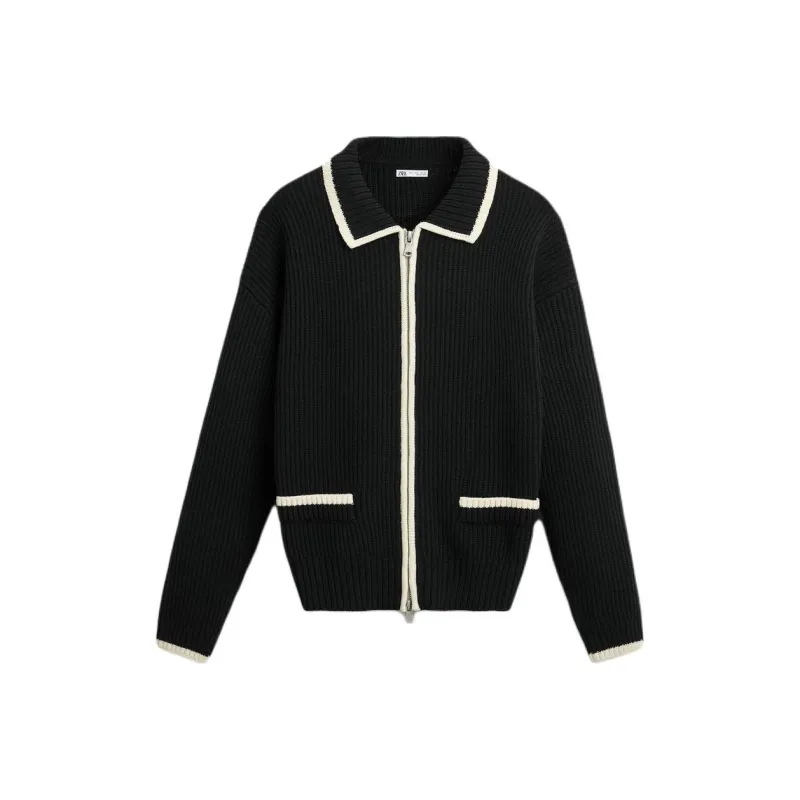 ZARA Knitwear Men Black-0