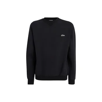 DROLE DE MONSIEUR Logo Embroidered Crewneck Sweatshirt