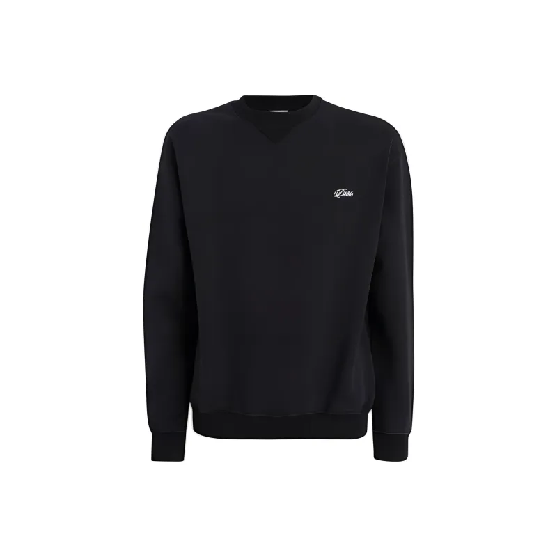 DROLE DE MONSIEUR Logo Embroidered Crewneck Sweatshirt-0
