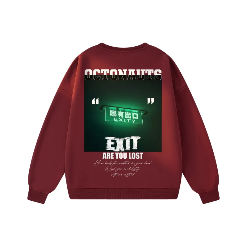 Small Columns Under The Sea Sweatshirt Unisex-10