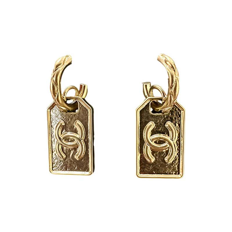 CHANEL Earrings Women's Gold-0