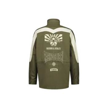 EVISU SS23 Jacket Men's Dark Army Green