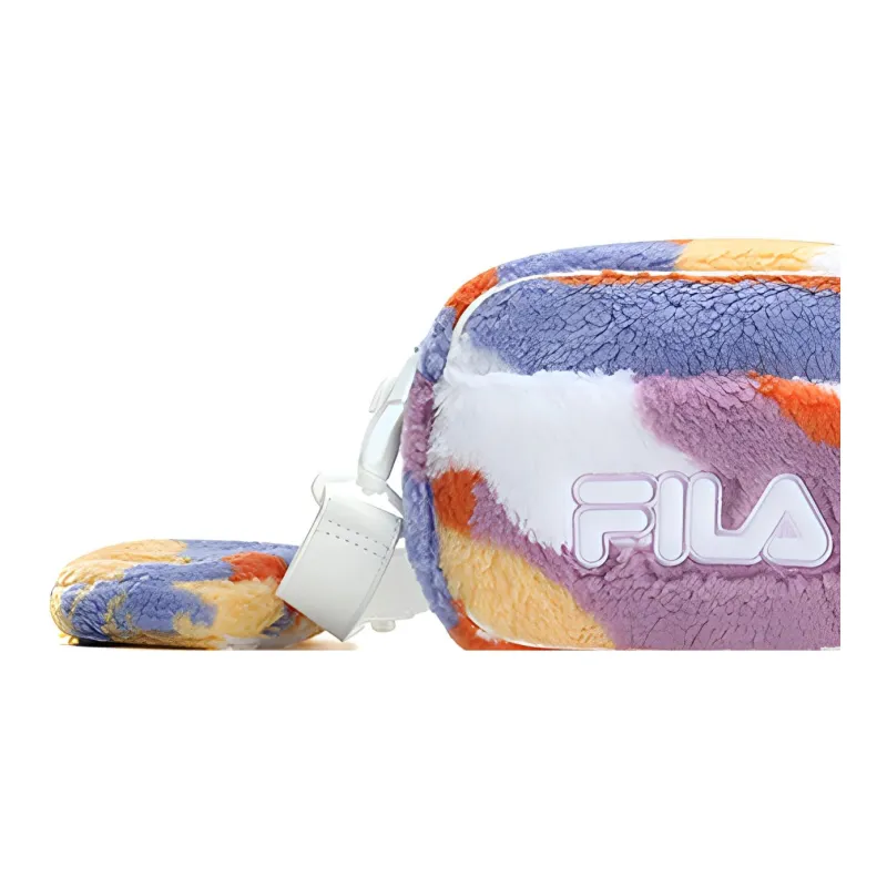 FILA FUSION Fabric Shoulder Bag Regular Women's Taro Orange-3