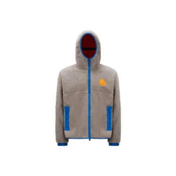 Moncler Contrast trim Textured Jacket