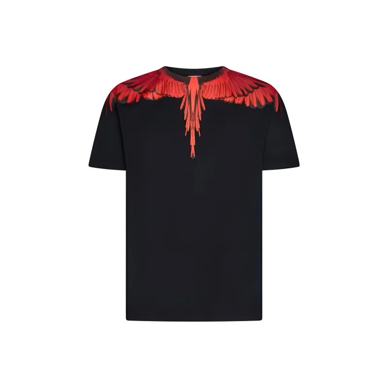 MARCELO BURLON COUNTY OF MILAN Icon Wings Organic Cotton T-shirt-0