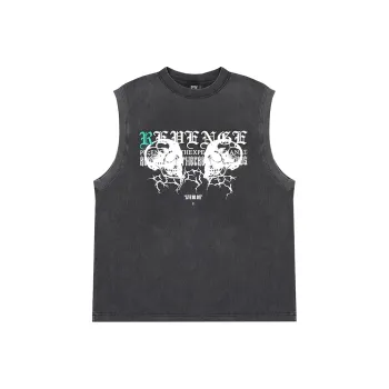 Revenge Tank Tops Unisex Fried Black