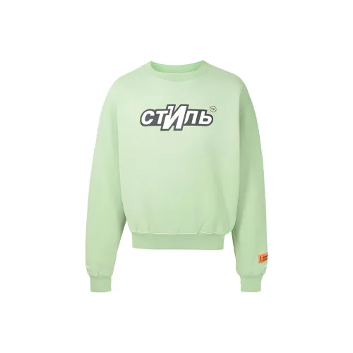 HERON PRESTON Sweatshirts Men Green