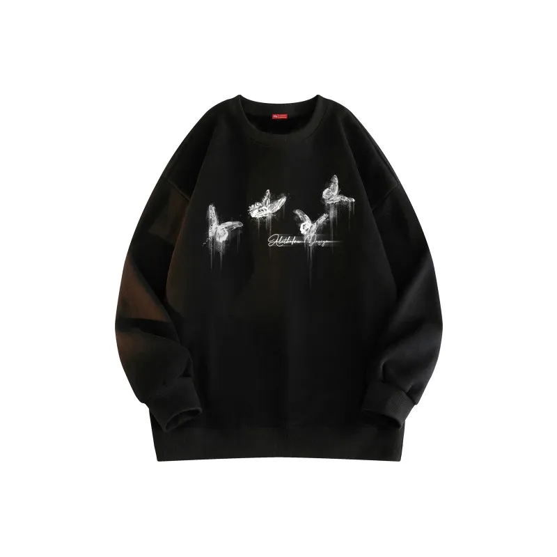 ALI THE FOX Sweatshirt Unisex Black-0