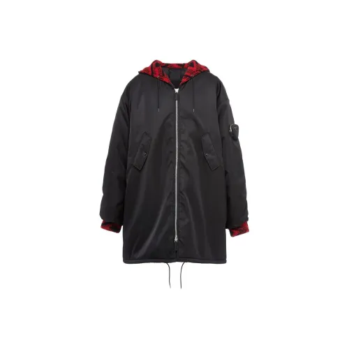 prada that triangle-logo parka coat