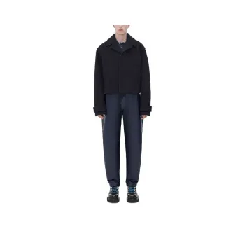 Bottega Veneta FW22 Jackets Coats Men's Midnight Blue