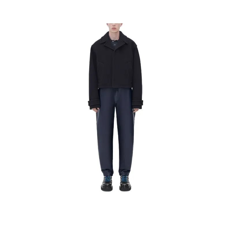 Bottega Veneta FW22 Jackets Coats Men's Midnight Blue-0