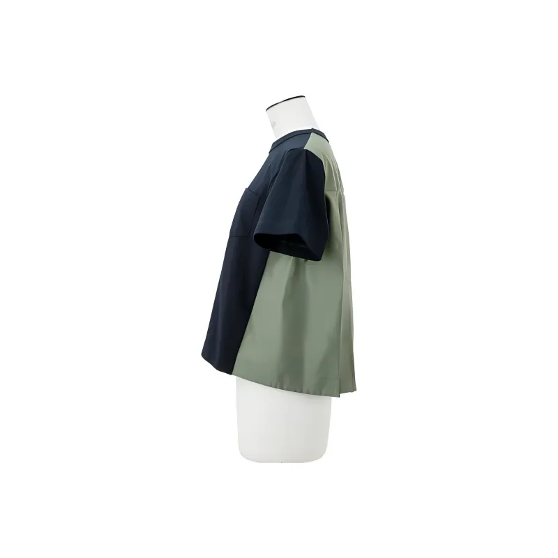 Sacai Panelled T shirt-2