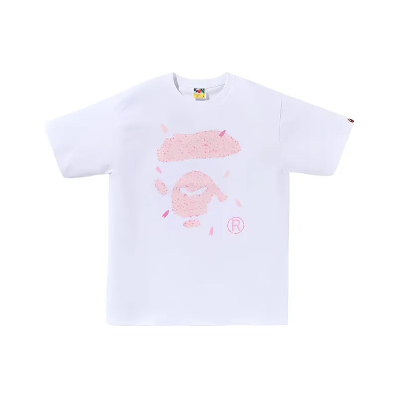 A BATHING APE Sakura Ape Face Tee-0