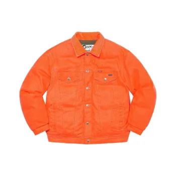 Supreme Schott Canvas Down Trucker Jacket