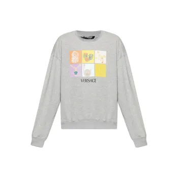 VERSACE Pattern Printed Crewneck Sweatshirt