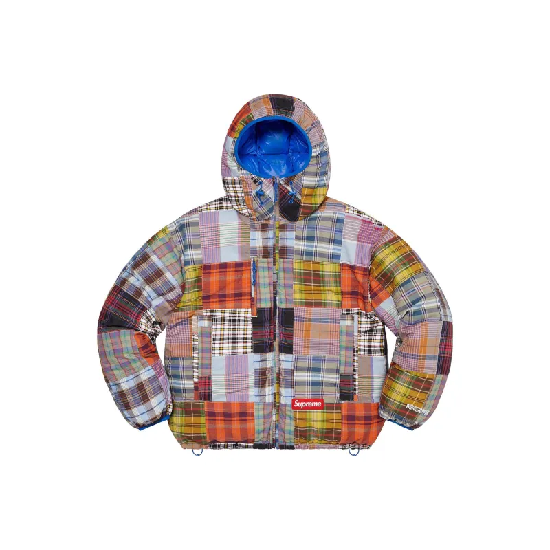 Supreme Madras Reversible Windstopper Puffer Jacket-0
