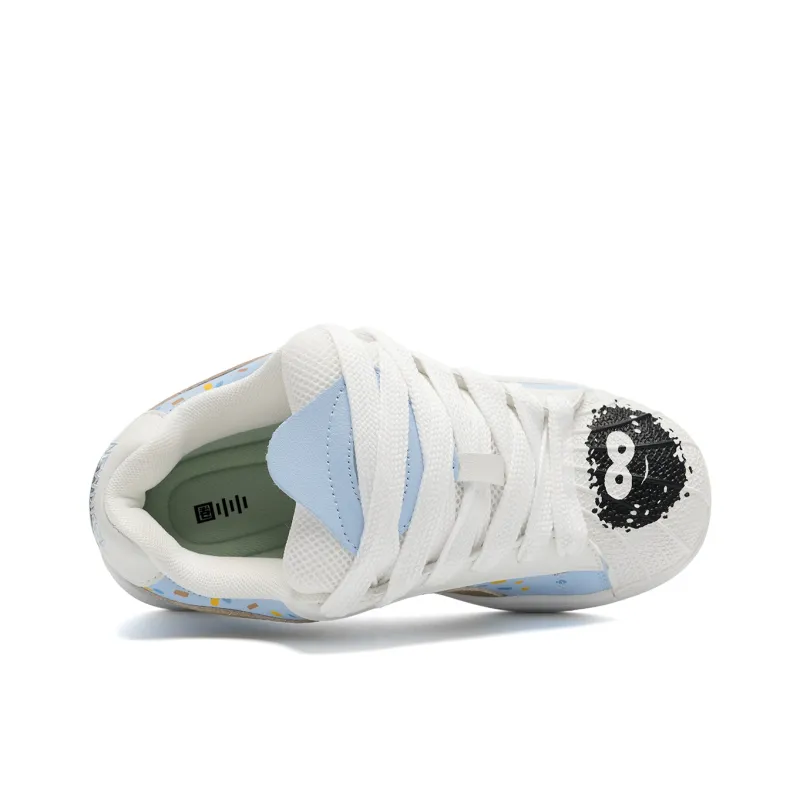 Circle Small Coverage Abrasion Resistant Lightweight Low Top Skateboard Shoes Unisex-5