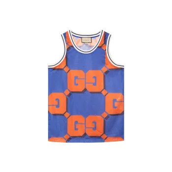 GUCCI Tank Tops Men Blue