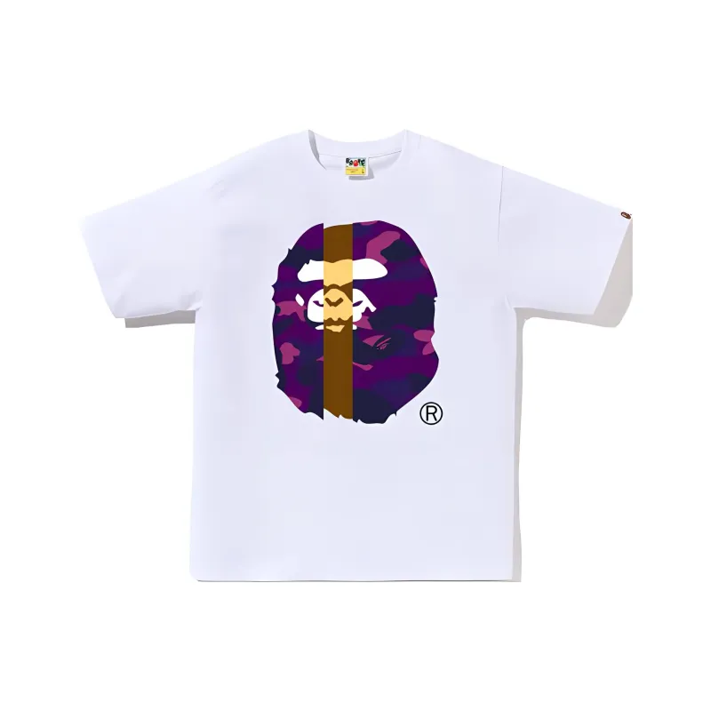 A BATHING APE Color Camo Transform Big Ape Head Tee-7