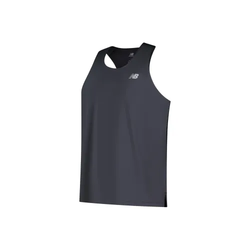 New Balance Tank Tops Men's Black