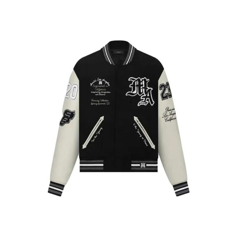 AMIRI Oversized Varsity Jacket-0