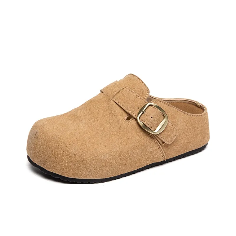 H2 Rubber Sole Abrasion Resistant Slip Resistant Closed Toe Slippers Women's-20
