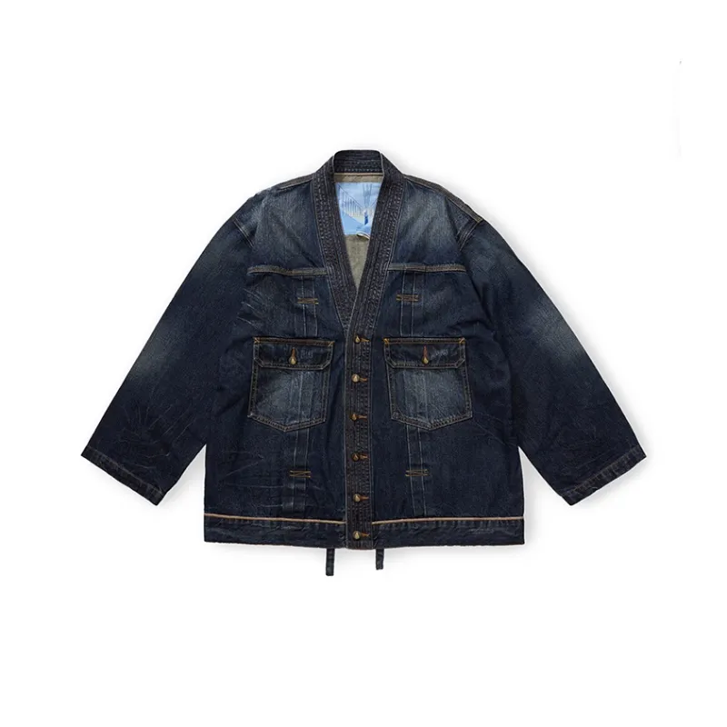 TEKABLU Jacket Unisex Denim Blue-0